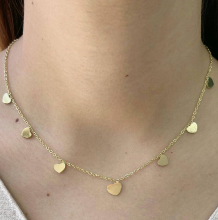 Choker minimalista de acero inoxidable